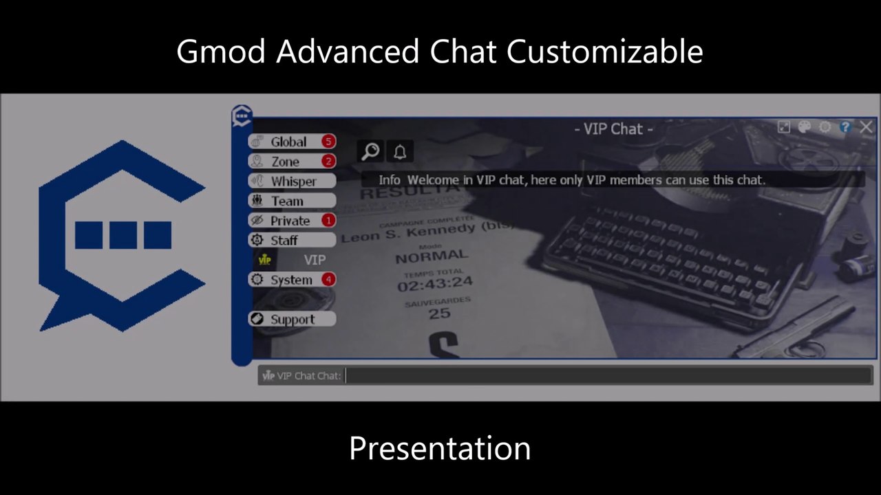 Comment customiser votre Chat sur Gmod? - Vidéo Dailymotion
