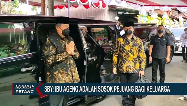 Pemakaman Ibu Mertua Susilo Bambang Yudhoyono di Purworejo