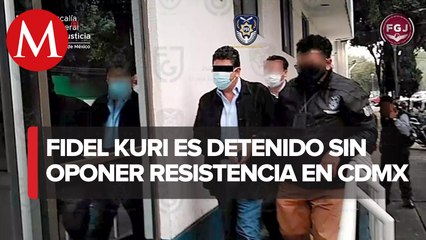 Sin poner resistencia_ así fue la detención de Fidel Kuri en CdMx
