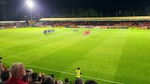 Minute's applause for Jimmy Graves at Crawley Town v Harrogate Town