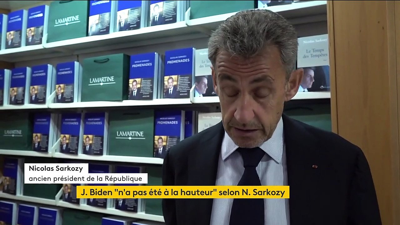 Crise des sous-marins : "Cela ne se fait pas entre amis et entre alliés", juge Nicolas Sarkozy