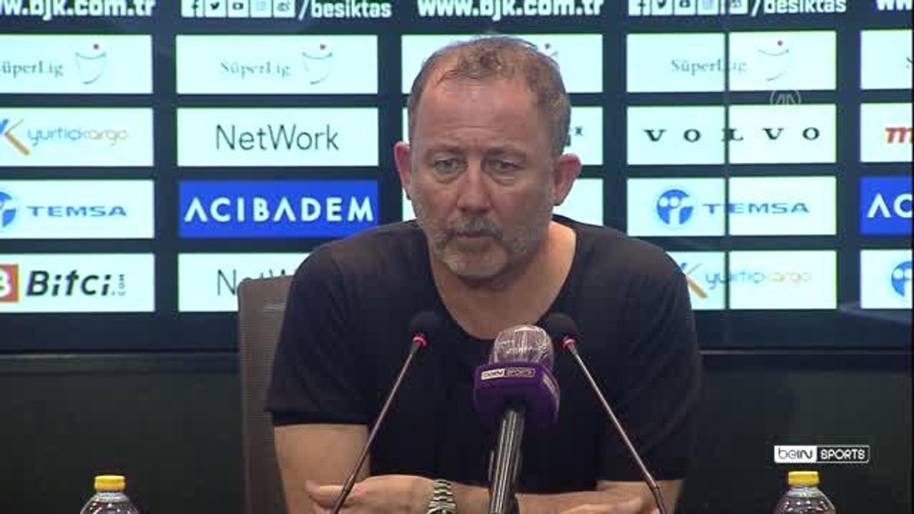 Beşiktaş-Adana Demirspor maçının ardından - Sergen Yalçın (1)