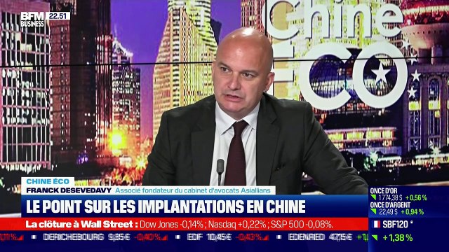 Chine Éco : Le point sur les implantations en Chine par Erwan Morice - 21/09