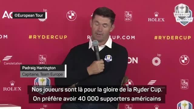 Ryder Cup - Les deux capitaines s'accordent sur un point : le retour du public va faire du bien