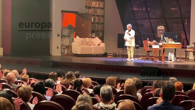 Concha Velasco se despide de los escenarios representando su última función