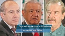 Fox y Calderón se solidarizan con papás y niños con cáncer tras dichos de AMLO