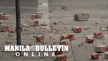 Damage in Melbourne after rare Australian earthquake