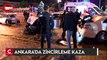 Ankara'da 7 araçlı zincirleme kaza: 2 yaralı