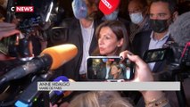 Anne Hidalgo en déplacement rue Riquet