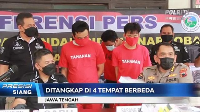 Ditresnarkoba Polda Jateng Ungkap Peredaran Sabu di Jateng, 5 Tersangka Diamankan