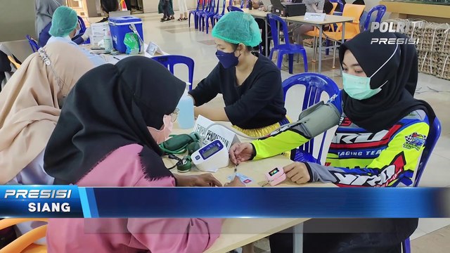 Polresta Jayapura Gelar Vaksinasi Covid-19 di Mall Jayapura