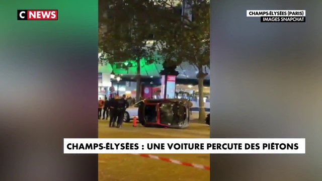 Accident dramatique sur les Champs-Elysées