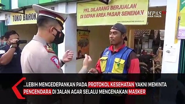 Ops Patuh Semeru Razia Masker Pengendara