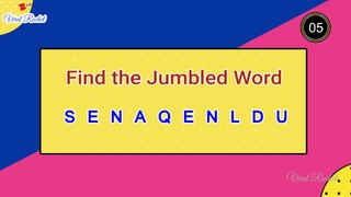 Jumbled Words Puzzle | Guess the Jumble Words |  Puzzle Time # 78 | Word Scramble | English Brain games | Viral Rocket