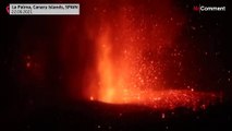 Volcano spews lava on Spanish island of La Palma