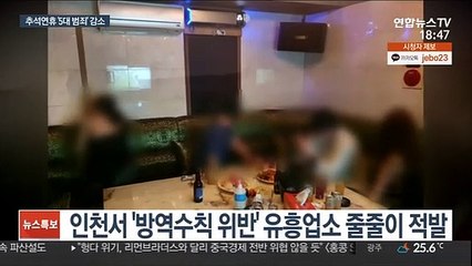 Télécharger la video: 연휴에도 유흥업소 줄줄이 적발…5대 범죄는 감소