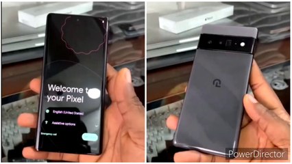 Google Pixel 6 Hands on video.