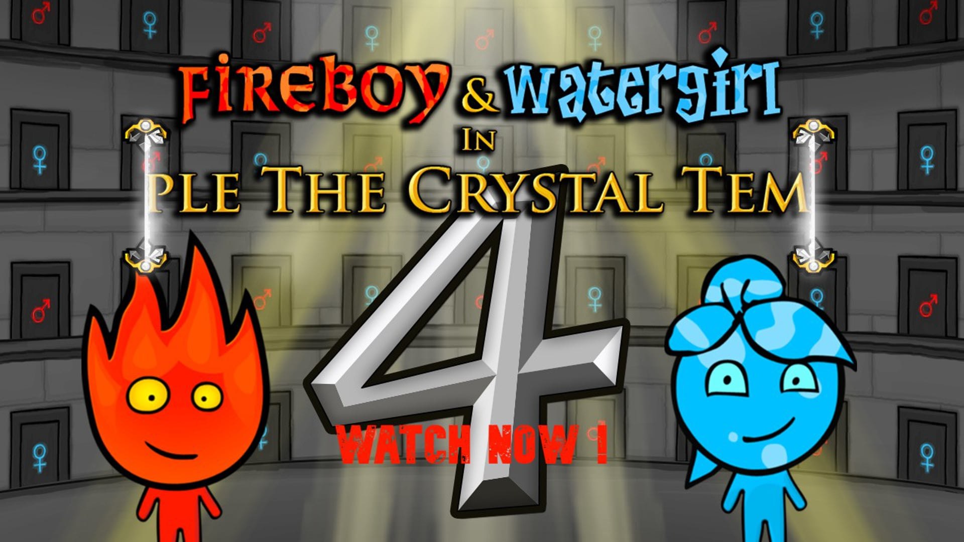 Fireboy and Watergirl-4 - The Crystal Temple Walkthrough─影片Dailymotion