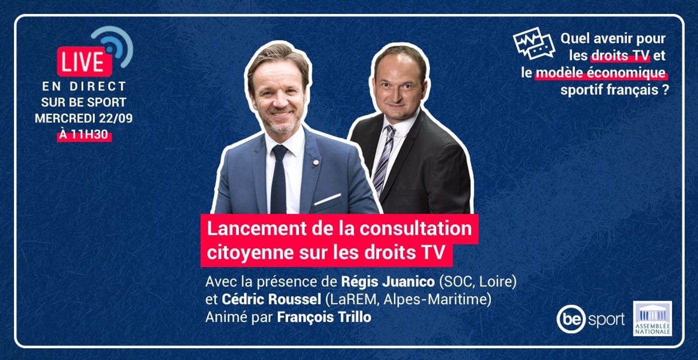Conférence : lancement de la consultation citoyenne sur les droits TV