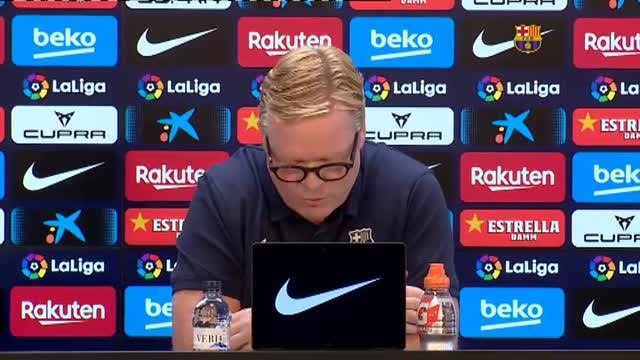 Koeman: La situación financiera del club está vinculada a las alteraciones deportivas y viceversa