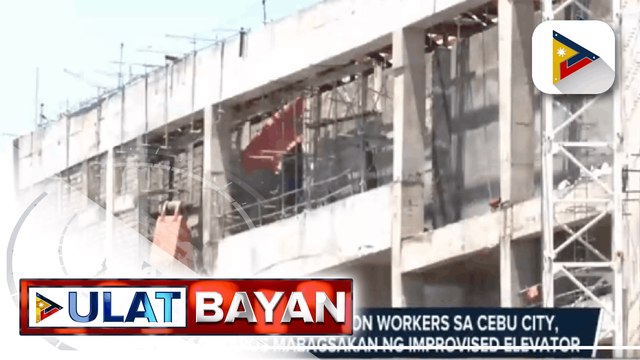 Dalawang construction workers sa Cebu city, patay matapos mabagsakan ng improvised elevator