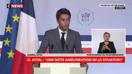 Gabriel Attal : «Nous maintiendrons la prudence»