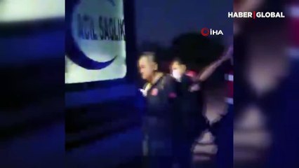 Gelin-damat fotoğrafı çekerken 30 metreden düştü