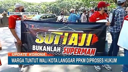 Скачать видео: Wali Kota Malang Didemo Warga Gegara Gowes Bareng Rombongan yang Dinilai Langgar PPKM