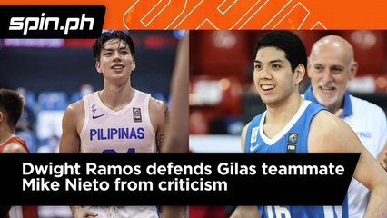 Dwight Ramos defends Mike Nieto from criticism