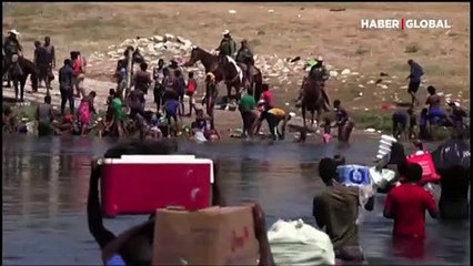 İnsanlık dışı müdahale! Göçmenlerin kırbaçlanmasına tepki yağıyor