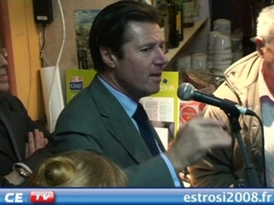 Christian ESTROSI Réunion Publique rue Arson