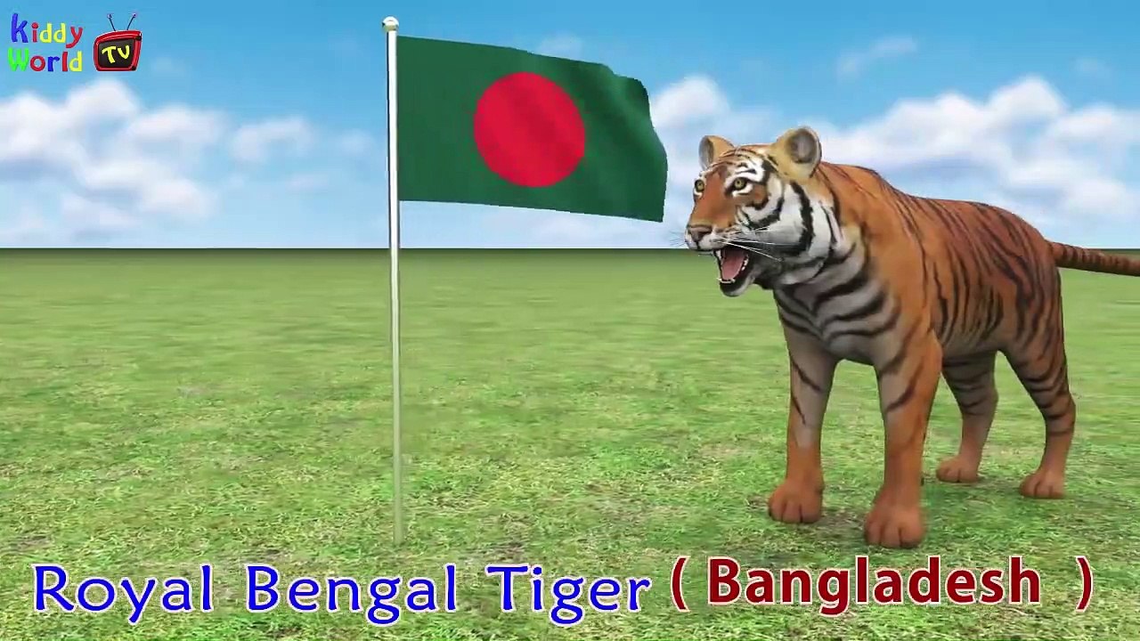 National Animals of Countries | Flags and Countries name With National Animal