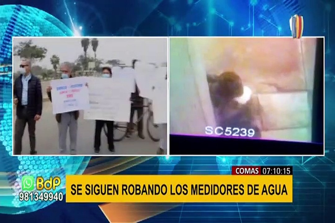 Vecinos denuncian que más de 70 medidores de aguas han sido robados en los últimos días