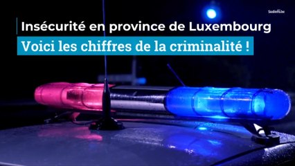 Insécurité en province de Luxembourg : voici les chiffres de la criminalité