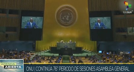 Agenda Abierta 22-09: Debate geopolítico y de diversidad interracial en foro de la ONU