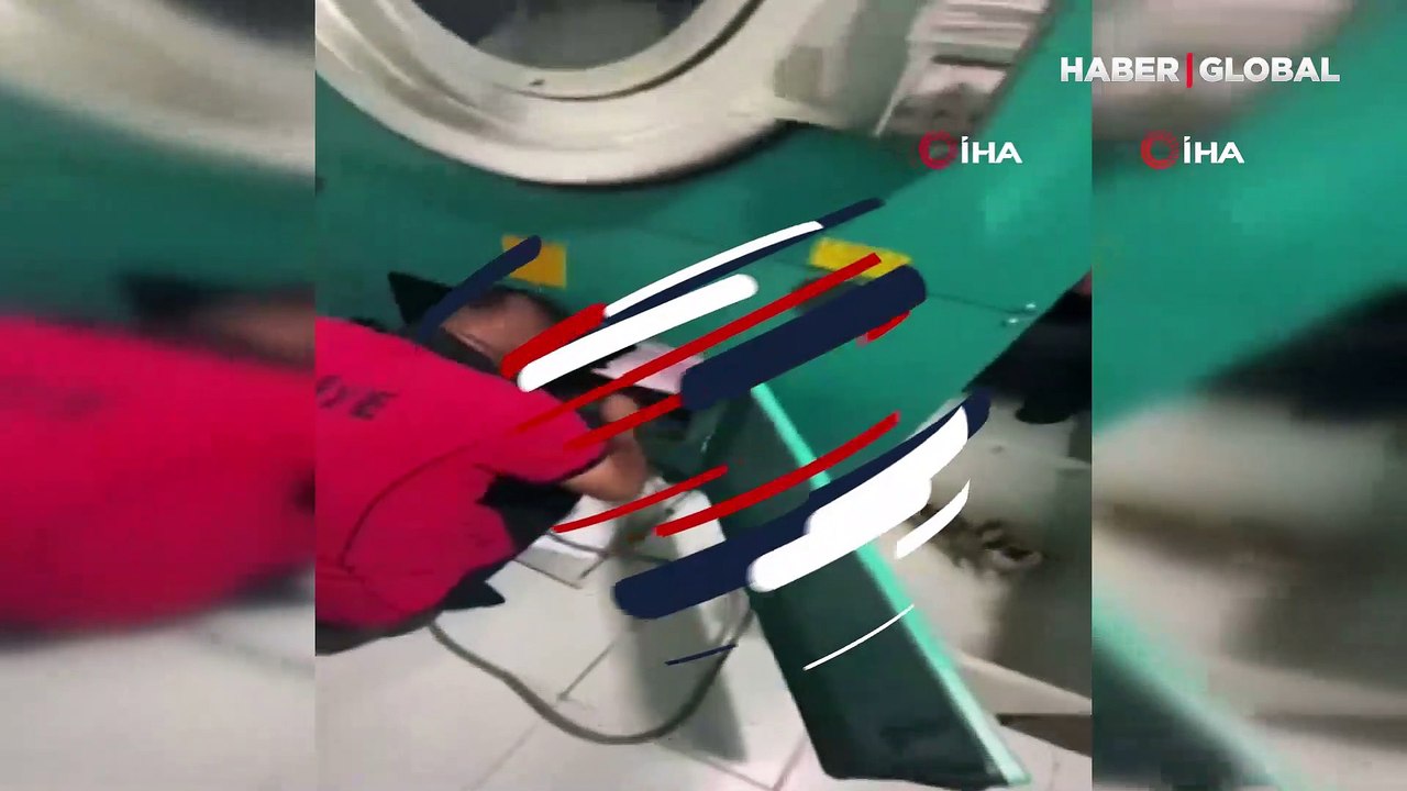 Çamaşırlara birlikte kuruyarak öleceklerdi! Duyarlı otel çalışanları fark etti