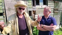 Bob Geldof meets Crawley Town boss John Yems ahead of Hawth Theatre gig.