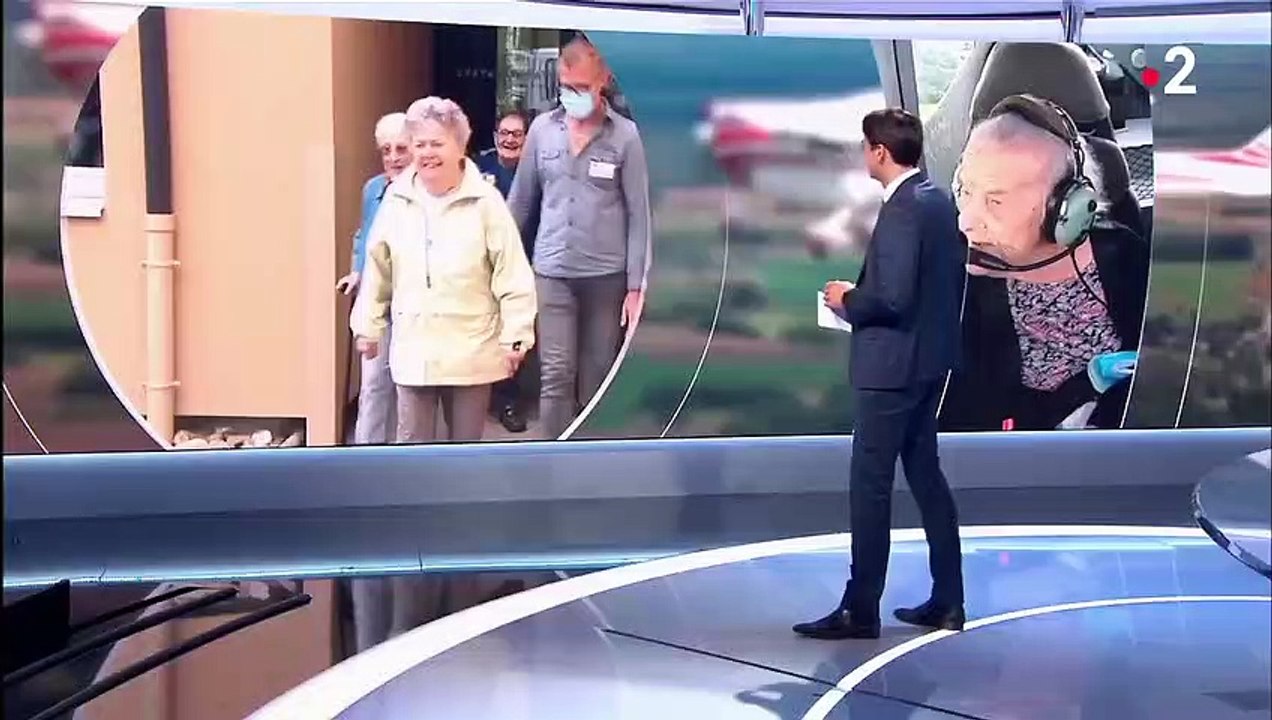 Haute-Saône : à 101 ans, Marie-Louise et ses amies de l'Ehpad ont fait un baptême de l'air