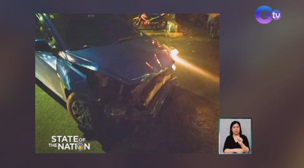 Kotse, muntik makaladkad ng PNR train | SONA