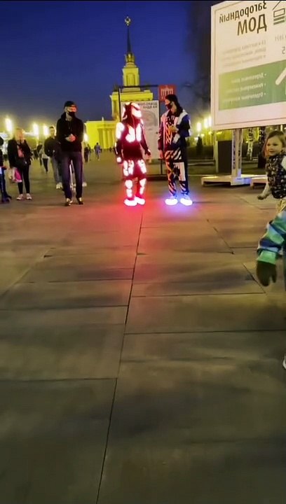 tiktok dance | neon effect dance | cool neon effect | monster song