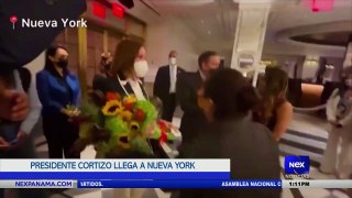 Presidente Laurentino Cortizo llega a Nueva York - Nex Noticias
