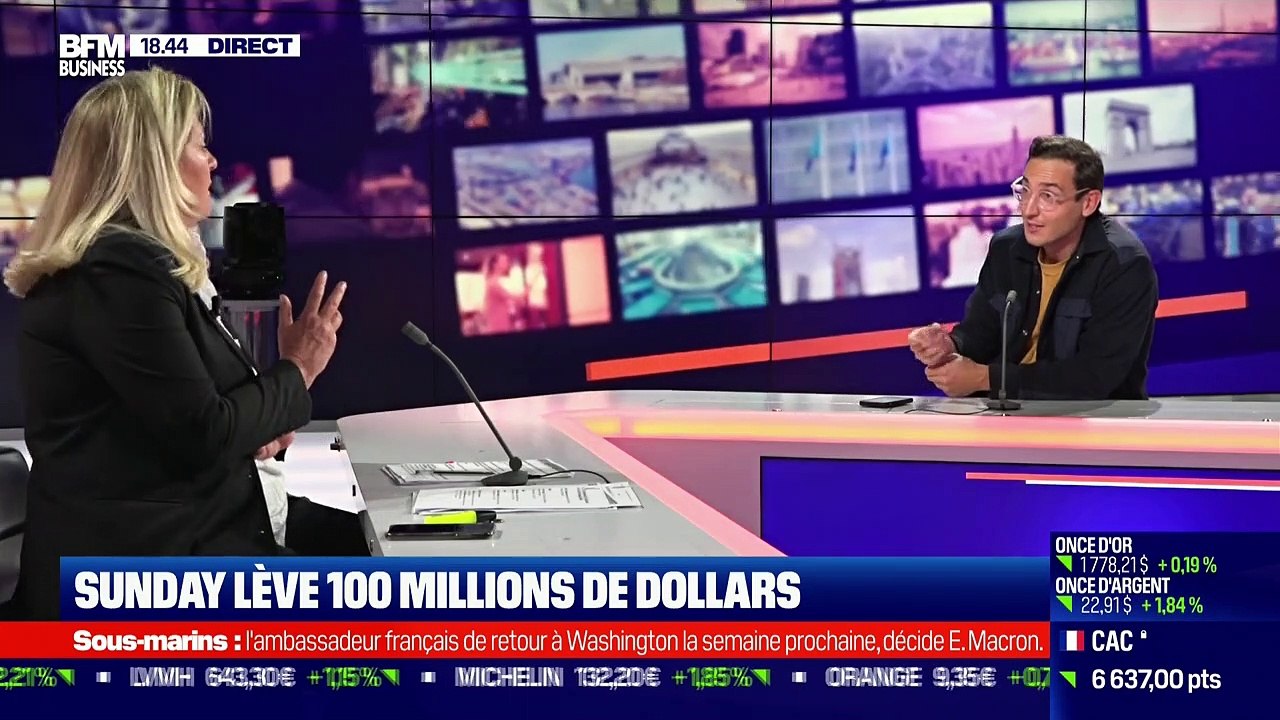 Victor Lugger (Sunday) : Sunday lève 100 millions de dollars - 22/09