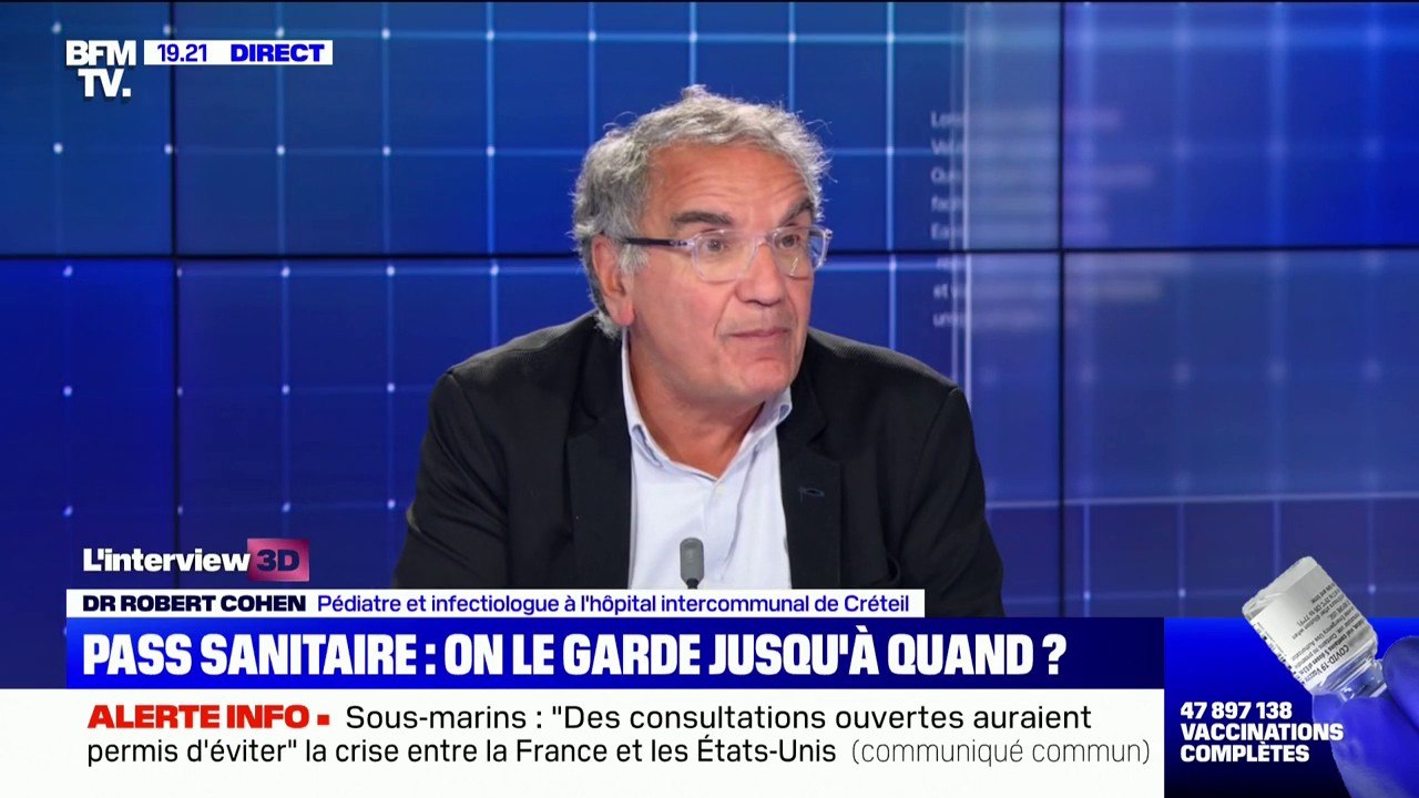 Dr Robert Cohen, pédiatre: "Il n'y a aucun doute", que la vaccination est au cœur des bons chiffres de l'épidémie en France