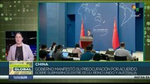 China instó a EE.UU., Reino Unido y Australia a renuciar al Pacto Aukus