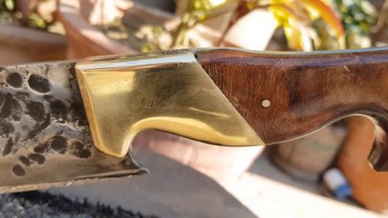 Restoring an Old Handmade Meat Cleaver