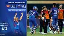 IPL 2021 : Delhi capitals secures grand victory in 17.5 overs