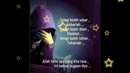 sabarlah | tuhan yang maha tahu