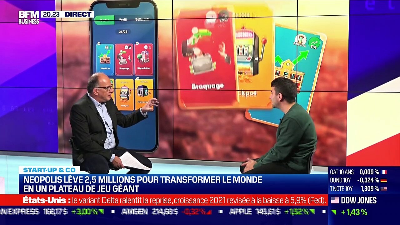 Start up & co : Le jeu Neopolis permet aux joueurs d'acheter et de vendre des bâtiments réels depuis leur smartphone - 22/09
