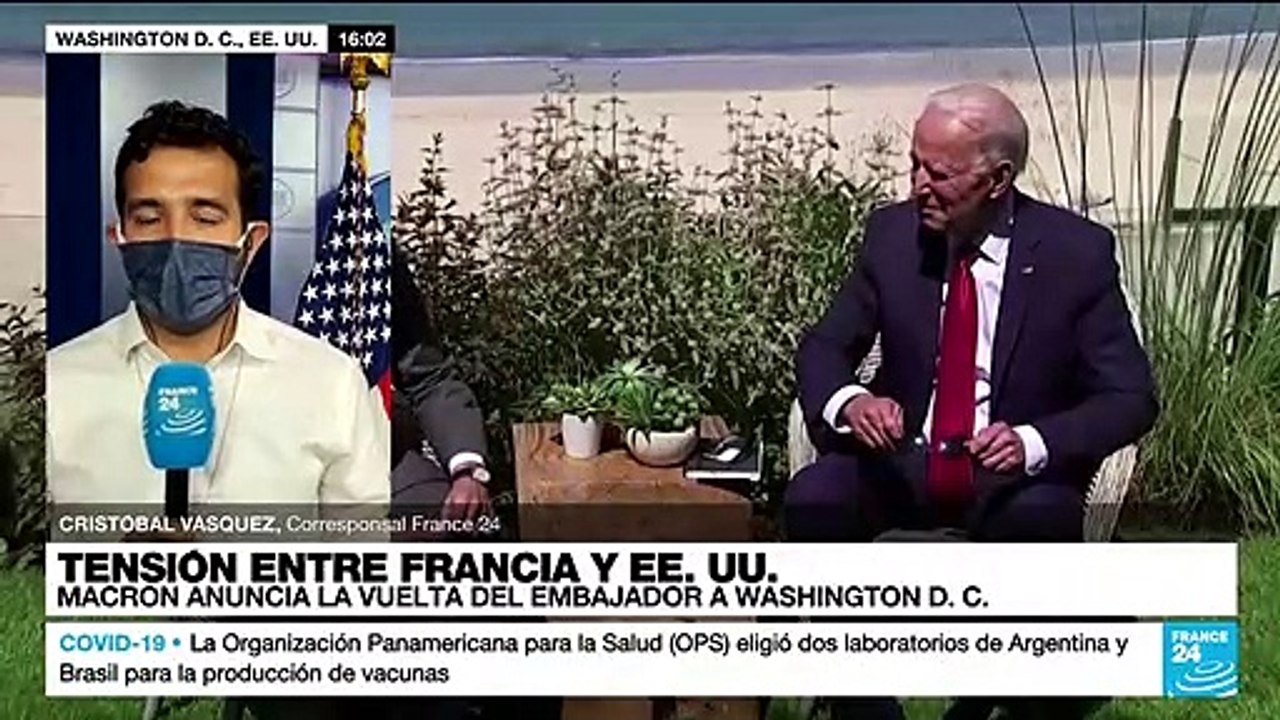 Informe desde Washington: Biden y Macron liman asperezas causadas por el pacto AUKUS