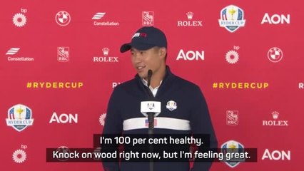 Video herunterladen: Morikawa insists he's 'fully healthy' going into the Ryder Cup